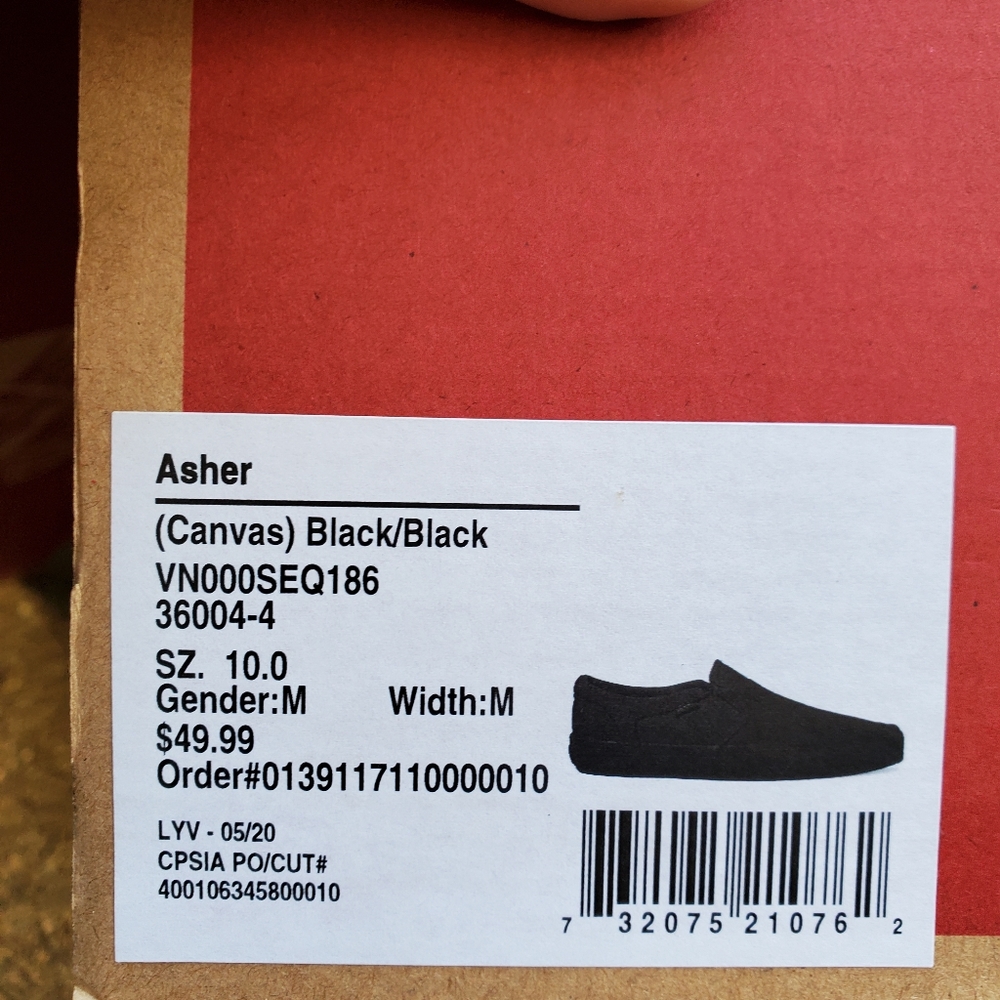 Asher Van Shoes size 10